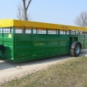 Puspriekabė, priekaba, gyvulių transportas, gyvulių vagonas,gyvulių pervežimo puspriekabė, kiaulių vežimo priekaba, karvių pervežimo priekaba, žemės ūkio priekaba, žemės ūkio puspriekabė, nauja puspriekabė gyvuliams vežti, agro priekaba